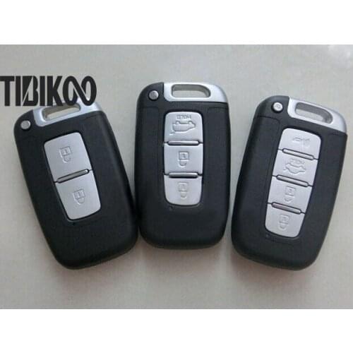 2 /3 /4 Buttons FOB Car Key Case For Hyundai Smart Remote Key Shell For IX35 Sonata 8 ,Elantra,New Santa Fe,Lingxiang
