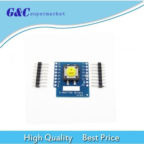 For wemos d1 mini button shield button switch module for wemos d1 mini shield diy electronics