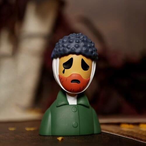 Blind box red capsules are listed in the world famous paintings 2nd generation artists tide play desktop decoration authentic