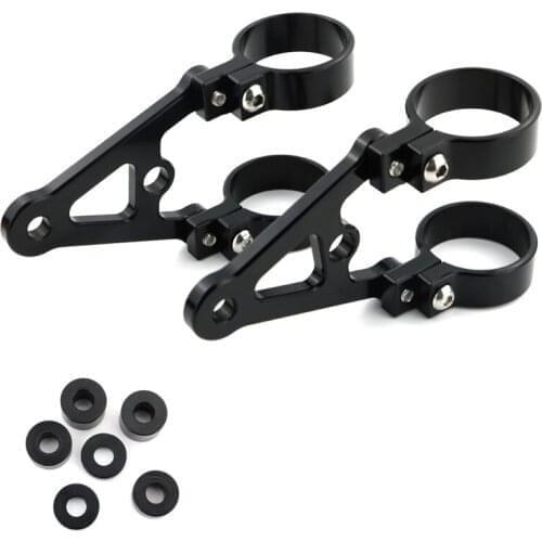 Fit For Yamaha Triumph Honda Kawasaki Suzuki Ducati 35mm 42mm 50mm 51mm 53mm 54mm 55mm Front Fork Tubes Round Headlight Brackets