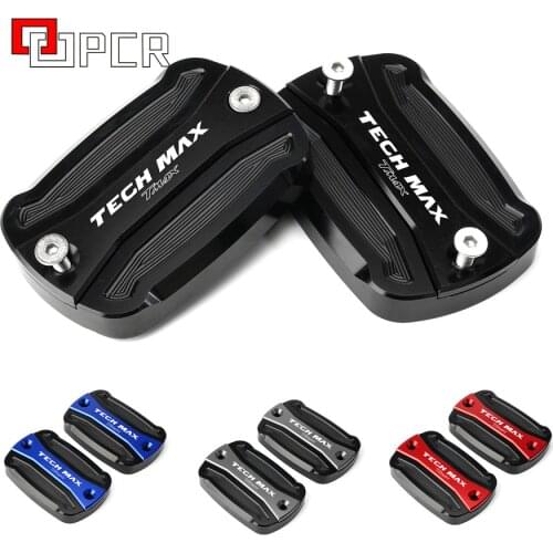 LOGO "Tech Max tmax "Motorcycle Front Brake Fluid Fuel Reservoir Tank Cap Cover For YAMAHA T-Max 560 TMAX 560 Tmax560 2020