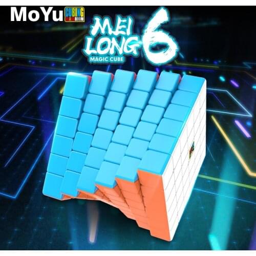 Fast delivery Moyu Meilong 6x6x6 magic cube Professional cubo magico competition 6x6 cube 6 by 6 puzzle toys for children cube