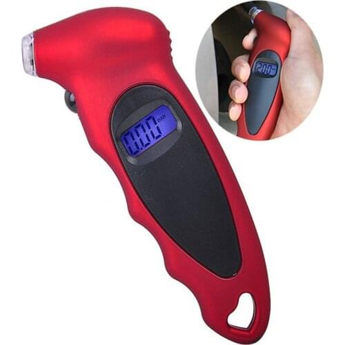 Tire pressure gauge 0-150 PSI Backlight High-precision digital tire pressure monitoring car tire pressure gauge