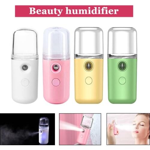 30ml Mini Nano Facial Sprayer USB Nebulizer Face Steamer Humidifier Hydrating Anti-aging Wrinkle Women Beauty Skin Care Tools