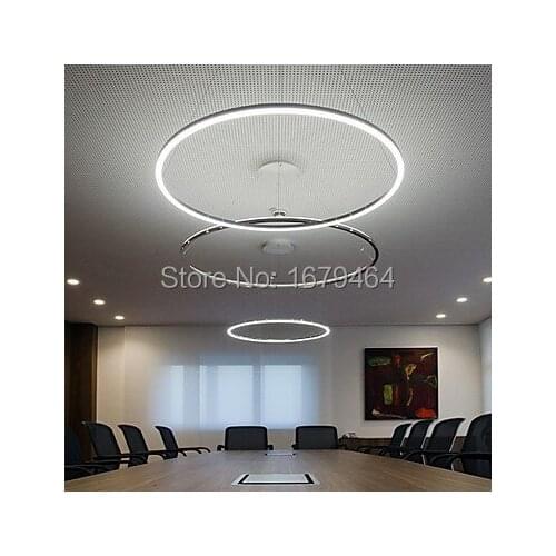 LED 60cm Fashion Pendant lamp Modern Design Living LED 1ring35w Ring office lamp meeting room lamp and