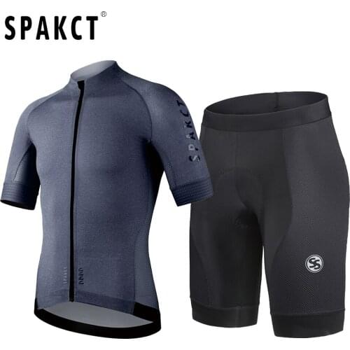 SPAKCT 2021 Men Cycling Sets Specialized Cycling Jersey Summer MTB Bicycle Shorts Breathable Cycling Clothing