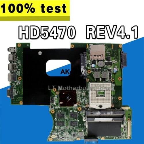 Send fan + K42JR Motherboard Rev 4.0 512M HD5470 For Asus k42j x42j a42j A40J K42JR K42JZ K42JB K42JY k42jz Laptop Mainboard