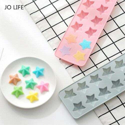JO LIFE Five-pointed Star Fondant Cake Silicone Mold DIY Candy Cookie Cupcake Molds Baking Decorating Tools