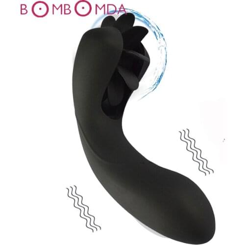 Vaginal Vibrator Rotation Oral Licking Clitoris Stimulator Breast Massage Adult Products Sex Toys For Women Tongue Licking Toy