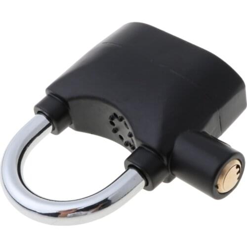 Waterproof Siren Alarm Padlock Alarm Lock for Motorcycle Short Beam Bike Bicycle Drop Shipping