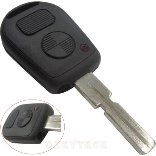 Clearance Key Case Shell for BMW 3 5 7 E31 E32 E34 E36 E38 E39 E46 Z3 Fob Replacement 2 Button Remote Key Cover with HU58 Blade
