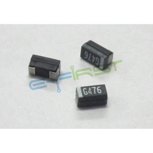 10pcs/100pcs 4V 47uF 4V47uF G476 ELNA SY7-0G476M-RA 1206 tantalum Capacitor
