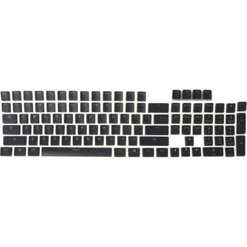 104 ANSI Layout PBT Double Skin Milk Shot Backlit Keycap For OEM Cherry MX