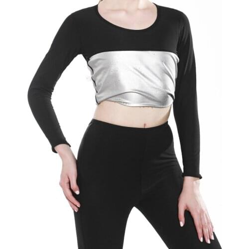 2021 Trendy Thermal Underwear Women Thermal Underwear Sauna Sweat Suits Sport Fashion Long Johns Thin Comfortable Shapewear Set