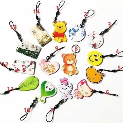 5pcs/lot 125Khz Proximity RFID EM4305 T5577 Smart ID Writable keyfob Rewriteable Token Tag Keyfobs Keychains Access Control