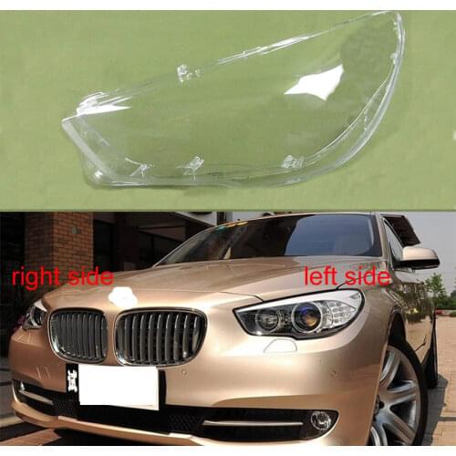 For BMW 5 Series F07 2010-2017 GT525 GT530 GT535 GT550 Front Headlights Cover Lampshade Headlamp Shell Headlight Cover Lens