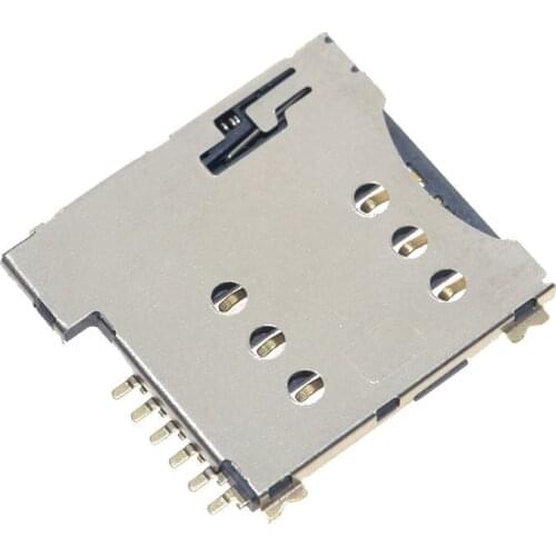 Self push SIM card slot Micro SIM Memory card Holder adapter connect use for GSM Module SIM800L SIM800C