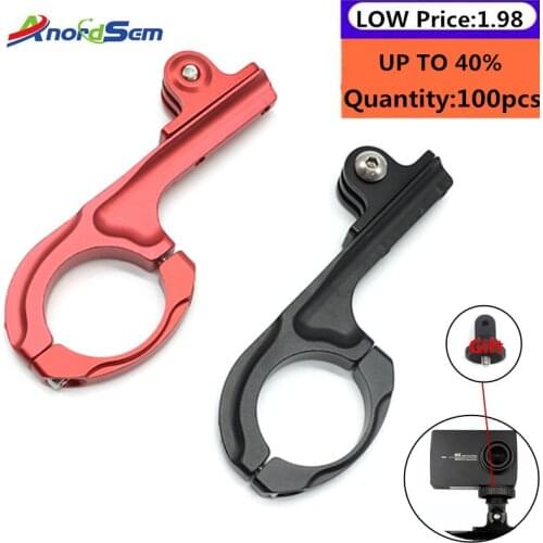 Anordsem Bike Handlebar Mount Bicycle Motorcycle CNC Aluminum Holder for Gopro Hero7 5 6 4 3+ SJCAM Xiaoyi 4K SJ5000 Accessories
