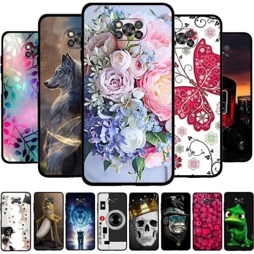 For Poco X3 NFC Case TPU Soft Silicone Bumper for Poco X 3 PocoX3 NFC Back Phone Cover For POCO X3 NFC Case Bags Coque