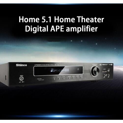 KYYSLB 80*42*33cm 400w 4~8ohm V-863 Home 5.1 Stereo Theater Digital APE Power Amplifier HIFI High Power Amplifier