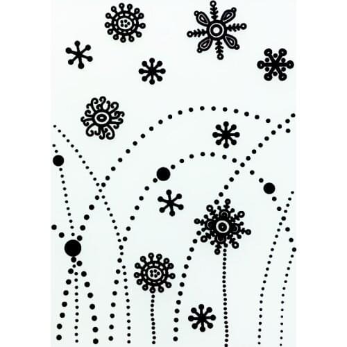 YLEF119 Flower Plastic Embossing Folder For Scrapbook Stencils DIY Photo Album Cards Making Decoration Scrapbooking Tools New