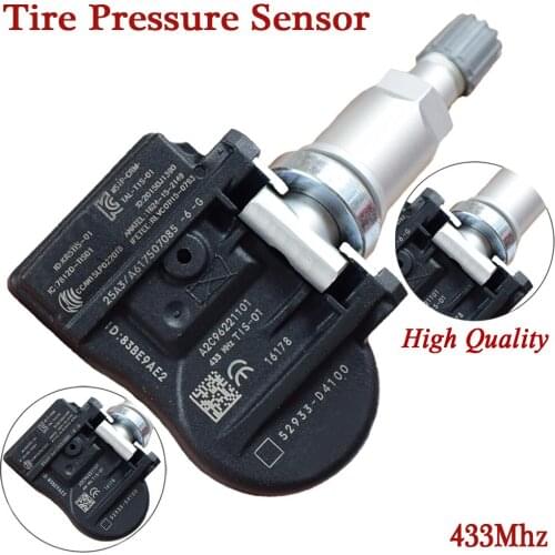 1Pcs Tire Pressure Sensor 52933-D4100 52933D4100 Car TPMS Sensor For Kia Optima Hyundai Ioniq Elantra Tyre Pressure 433Mhz