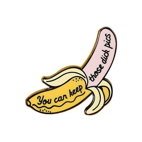 Keep Your Dick Pics Enamel Pin