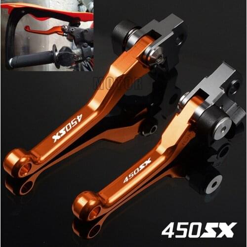 For 450SX/450SX-F/450SX-R 2005-2018 450 SX/SX-F/SX-R/SXF/SXR F R CNC Aluminum Motorcycle Dirt Bike Pivot Brake Clutch Levers