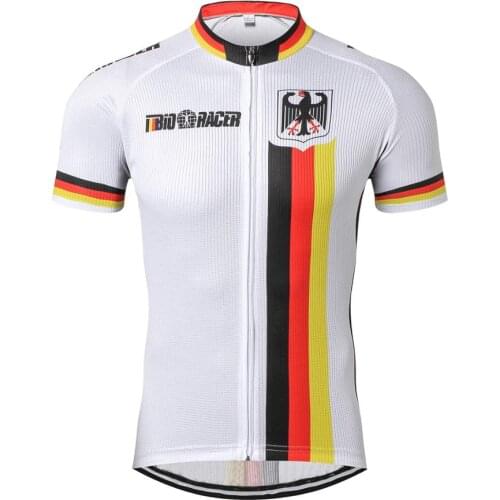 JPOJPO Cycling Jersey Men Pro Bike Team Jersey Top Summer Short Sleeve Quick Dry bike MTB Mountain German Bicycle Clothing Shirt