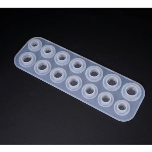 14 Hole Rings Mold Collection Handmade DIY Making Ring Jewelry Silicone Mold Crystal Epoxy Mould Epoxy Resin For Jewelry Making