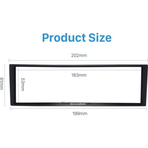 Perfect Single Din Car Stereo Radio Fascia Panel for 2005 RENAULT MEGANE Audio Fitting Adaptor stereo installation Dash Mount