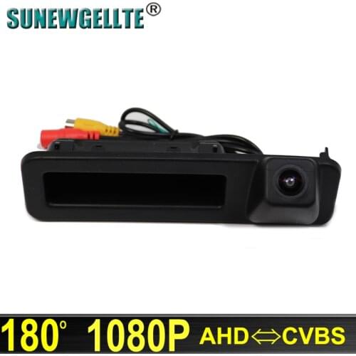 180 Degree 1080P Trunk Handle Car Rear View Camera For BMW X1 X3 X4 X5 F30 F31 F34 F07 F10 F11 F25 F26 E84 Car Reversing Camera