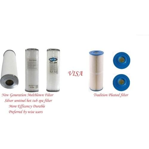 Best-Buy hot tub spa meltblown filter + Champion water filter for Arctic spa Fit most Chinese & US Israel Korea spa