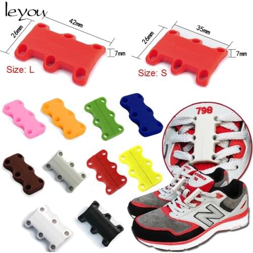 Leyou Buckle No-Tie Shoelace Magnetic ShoelaceSport Shoe Belt Shoelaces Children and Adult Shoestrings Magnetic Closure