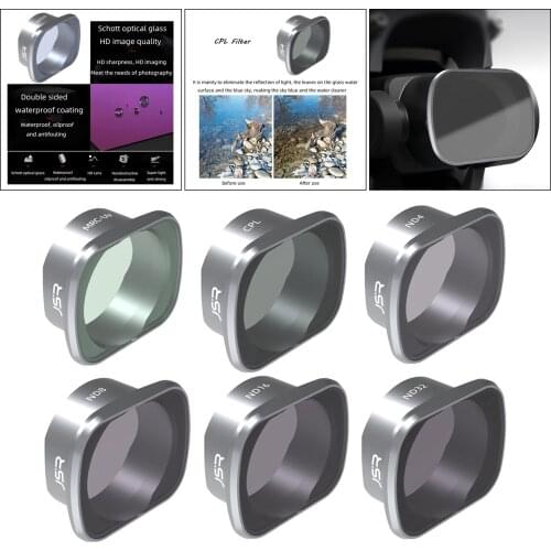 Lens Filter Set for DJI Combo Accessories, Camera Lens Filter Combo ( CPL / ND8 / ND16)