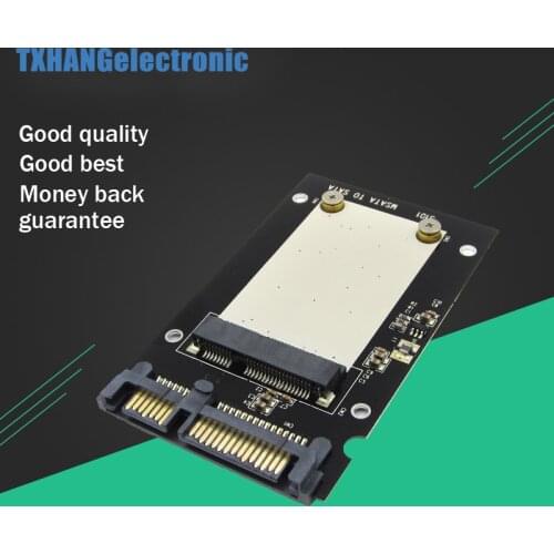 New 50mm Small board mSATA SSD to 2.5" SATA Drive Converter Adapter For Windows2000/XP/7/8/10 for Vista Linux diy electronics