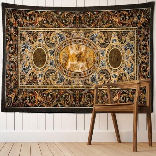Persian Carpet Tapestry Wall Hanging Bohemian Style Hippie Tarot Astrology Mandela Crafts TAPIZ Room Decor