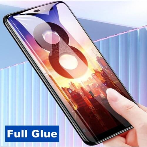 Full Glue For Xiaomi Mi8 Youth Tempered Glass Full Cover Screen Protector Mi 8 Mi8 SE Explosion-proof Mi 8 Youth Protective Film