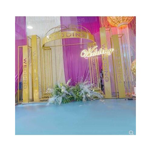 Hollowed-out letters WEDDING large-scale wrought iron WEDDING props WEDDING areas lead to arch road decoration