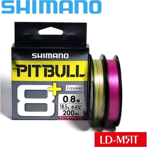 SHIMANO Fishing Line Pink pe 8 Braided WireBraided 150M PITBULL LD-M51T Wire Smoother Floating Line