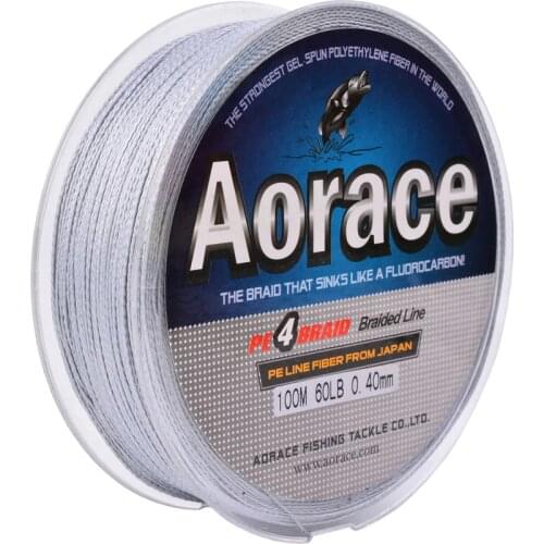 4 Strands 100M Super Strong Braided Wire Fishing Line 8-100LB 0.6-10.0 PE Material Multifilament Carp Fishing For Fish Rope Cord