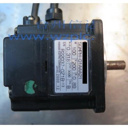 AC Servo Motor SGMPH-01AAA21 Used Tested Working Spot