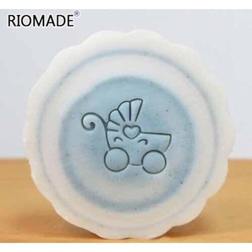 Baby Stroller Handmade Soap Making Stamp Transparent Baby Series Natural Plexiglass Soap Seal With Handle Acrylic Chapter Custom