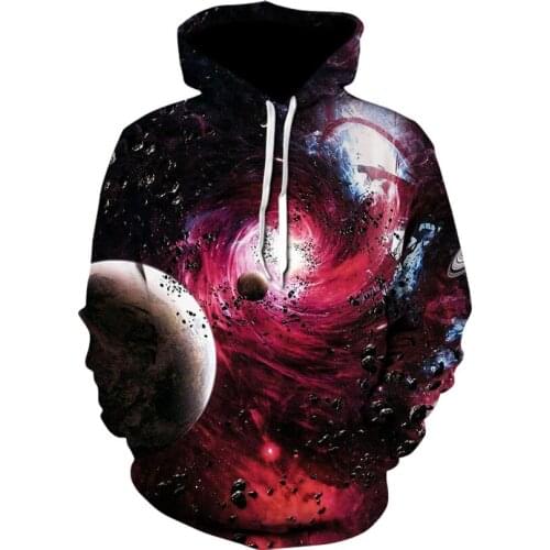 Children Space Galaxy Hoodies 3d Sweatshirts Men Women Hoodie Print Star Nebula Tracksuit Autumn Winter Hooded Tops Clothing