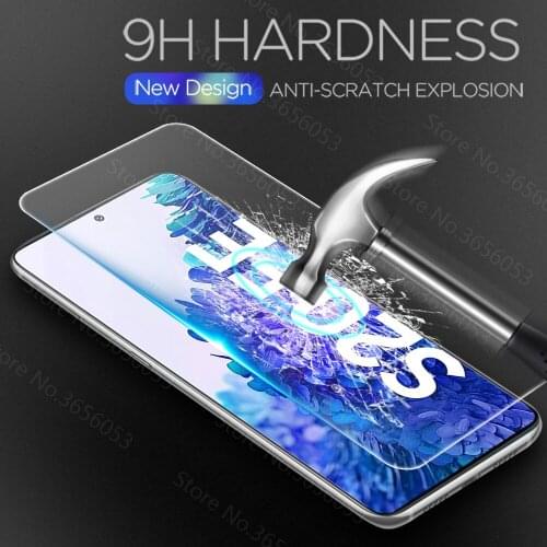 Full Cover Tempered Glass For Samsung Galaxy S21 Plus S21 Screen Protector Glass For Samsung Galaxy S20 FE Full Cover Clear Film
