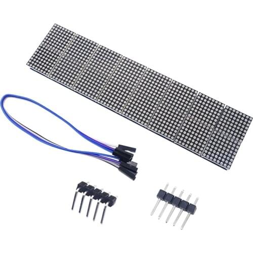 16 dot matrix 2*8 display module MAX7219 dot matrix module MCU control LED driver module