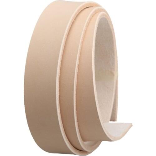 1 x 110-130cm long vegetable tanned leather Belt Straps Top layer leather Strips Primary color belt strip Leather Craft Grain