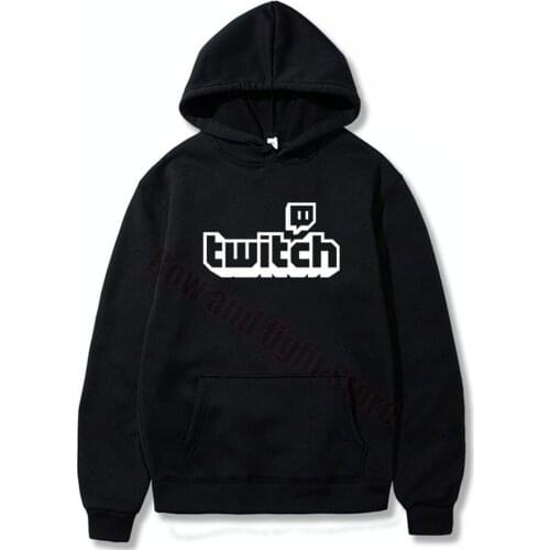 2020 Twitch Tv Hoodies Purple Gaming Top Gamer Gifts Men Tops Unisex Sweatshirt hoody Free Shipping