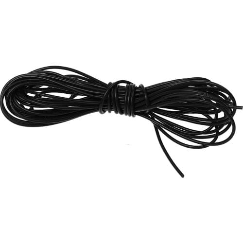 2x High Quality Silicone Rig Tube Sleeve Anti- Rig Tubing for Carp Fishing Black