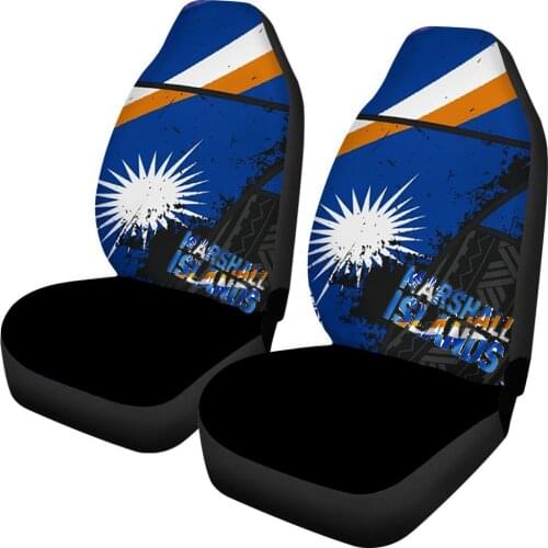Marshall Island Flag Universal Car Seat Cover No Slip Fashion Auto Seat Cover Fit Most Car Sedan Car Interior Accessories